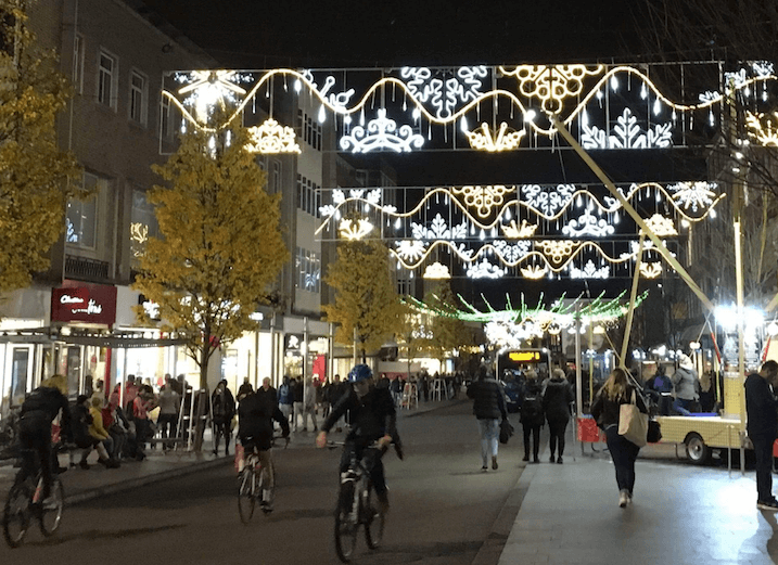 Festive shoppers given easy way to enjoy Exeter Christmas lights switch